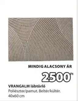 JYSK VRANGALM lábtörlő ajánlat