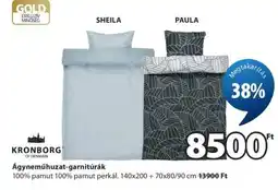 JYSK KRONBORG Ágyneműhuzat-garnitúrák ajánlat