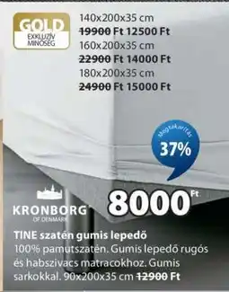 JYSK TINE szatén gumis lepedő ajánlat