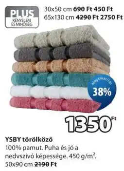 JYSK YSBY törölköző ajánlat