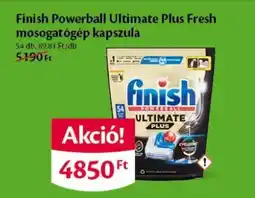EcoFamily Finish Powerball Ultimate Plus Fresh mosogatógép-kapszula ajánlat