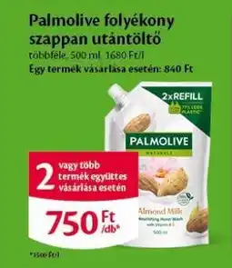 EcoFamily Palmolive folyékony szappan-utántöltő ajánlat