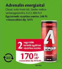 EcoFamily ADRENALIN Energiaital ajánlat