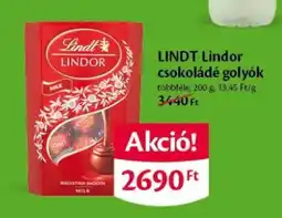 EcoFamily Lindt LINDOR csokoládé golyók ajánlat