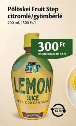 EcoFamily Pölöskei Fruit Step citromlé/gyömbérlé ajánlat
