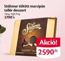 EcoFamily Stühmer töltött marcipán tallér desszert ajánlat
