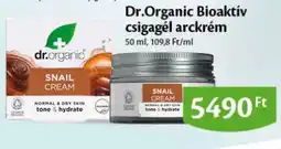 EcoFamily Dr.Organic Bioaktív csigagél arckrém ajánlat