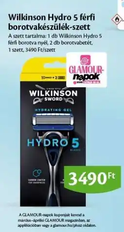 EcoFamily Wilkinson Hydro 5 férfi borotvakészülék-szett ajánlat