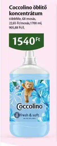 EcoFamily Coccolino Öblítő Koncentrátum ajánlat