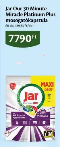 EcoFamily Jar Our 30 Minute Miracle Platinum Plus mosogatókapszula ajánlat