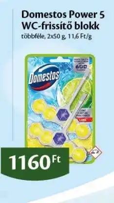 EcoFamily Domestos Power 5 WC-frissítő blokk ajánlat