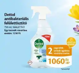 EcoFamily Dettol antibakteriális felülettisztító ajánlat