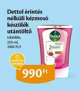 EcoFamily Dettol érintés nélküli kézmosó készülék utántöltő ajánlat