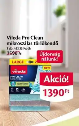 EcoFamily Vileda Pro Clean mikroszálas törlőkendő ajánlat