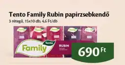 EcoFamily TENTO FAMILY RUBIN PAPÍR ZSEBKENDŐ ajánlat