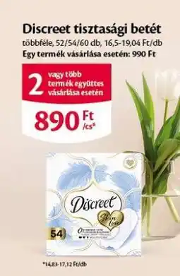 EcoFamily DISCREET TISZTASÁGI BETÉT ajánlat
