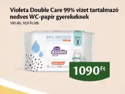 EcoFamily Violeta Double Care 99% vizet tartalmazó nedves WC-papír gyerekeknek ajánlat