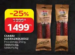 Auchan CSABAI SZÁRAZKOLBÁSZ ajánlat