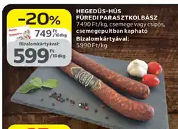 Auchan Hegedűs-Hús Füredi Parasztkolbász ajánlat