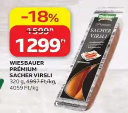 Auchan Wiesbauer Prémium Sacher Virsli ajánlat