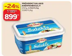 Auchan PRÉSIDENT SALAKIS KRÉMFEHÉR SAJT ajánlat