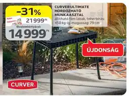 Auchan CURVER ULTIMATE HORDOZHATÓ MUNKAASZTAL ajánlat