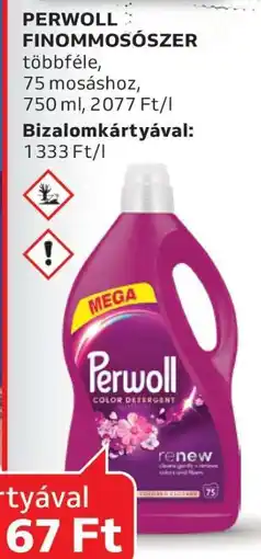 Auchan Perwoll finommosószer ajánlat