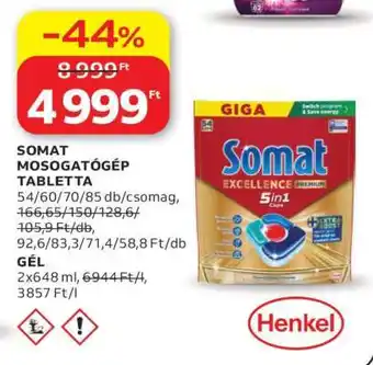 Auchan Somat Mosogatógép Tabletta ajánlat