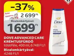 Auchan Dove Advanced Care Krémtusfürdő ajánlat