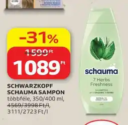 Auchan Schwarzkopf Schauma Sampon ajánlat