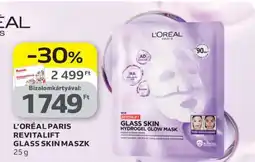 Auchan L'ORÉAL PARIS REVITALIFT GLASS SKIN MASZK ajánlat