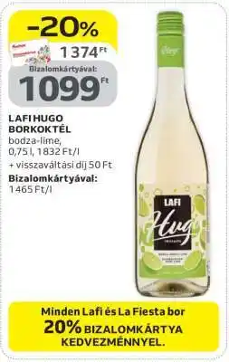 Auchan Lafi Hugo Borkoktél ajánlat