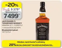 Auchan Jack Daniel's Tennessee whiskey ajánlat