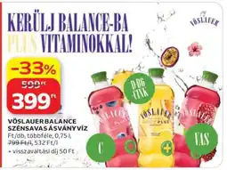 Auchan Vöslauer Balance Szénsavas Ásványvíz ajánlat