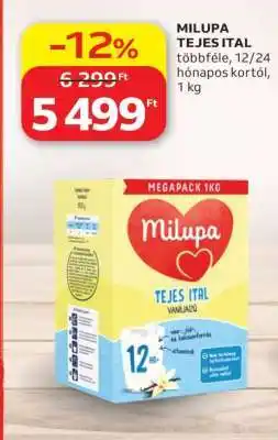Auchan Milupa tejes ital ajánlat