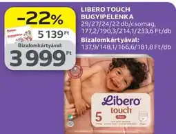 Auchan LIBERO TOUCH BUGYIPELENKA ajánlat