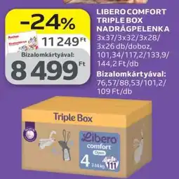 Auchan LIBERO COMFORT TRIPLE BOX NADRÁGPELENKA ajánlat