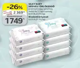 Auchan SILKY BABY NEDVES TÖRLŐKENDŐ ajánlat