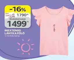 Auchan INEXTENSO LÁNYKA PÓLÓ ajánlat
