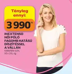 Auchan INEXTENSO Női Póló ajánlat