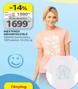 Auchan INEXTENSO NŐI MINTÁS PÓLÓ ajánlat