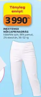 Auchan INEXTENSO NŐI CAPRI NADRÁG ajánlat