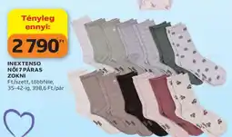 Auchan INEXTENSO Női 7 páras zokni ajánlat