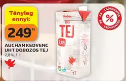 Auchan AUCHAN KEDVENC UHT DOBOZOS TEJ ajánlat