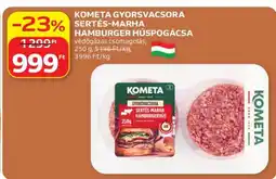 Auchan KOMETA GYORSVACSORA SERTÉS-MARHA HAMBURGER HÚSPOGÁCSA ajánlat