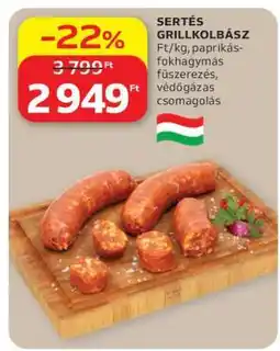 Auchan Sertés Grillkolbász ajánlat