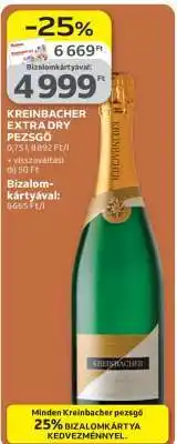 Auchan KREINBACHER Extra Dry Pezsgő ajánlat