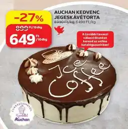 Auchan AUCHAN KEDVENC JEGESKÁVÉTORTA ajánlat