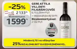 Auchan Gere Attila Villányi Filigrán Cuvée ajánlat
