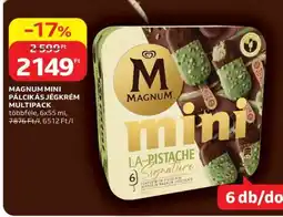 Auchan Magnum Mini Pálcikás Jégkrém Multipack ajánlat